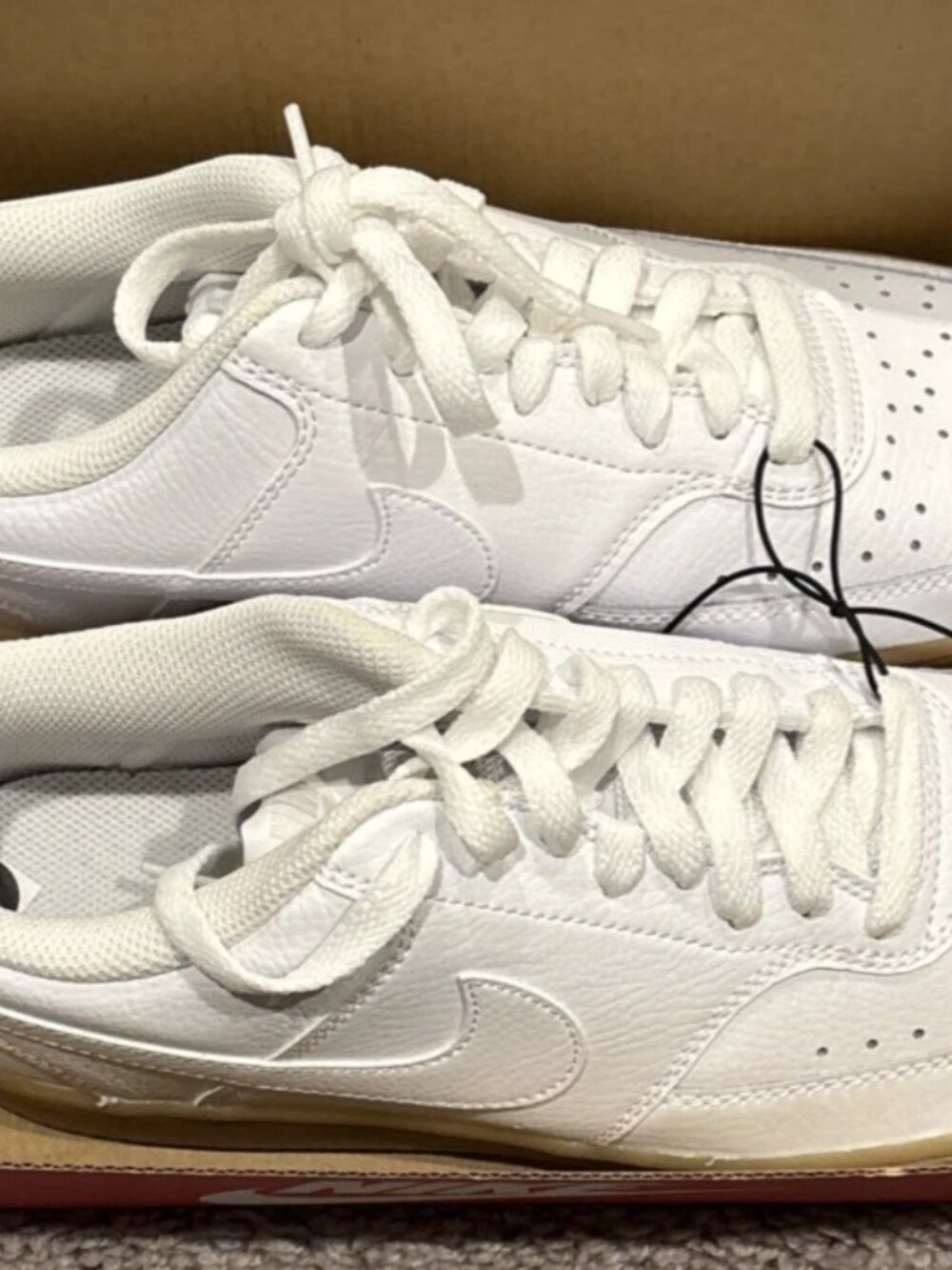 Nike Court Vision Lo White/White Photon Dust Men's Size 8 Sneakers CD5463-105